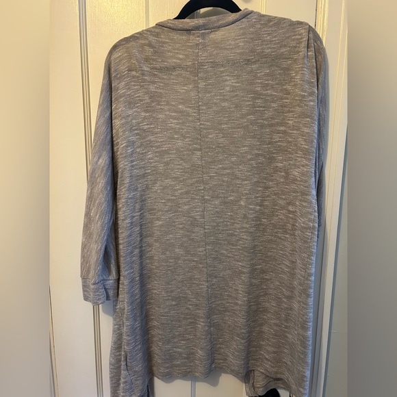 Heather gray long cardigan size S in good condition - Picture 3 of 5